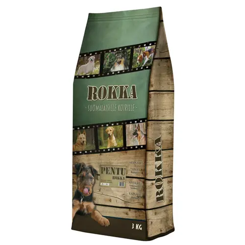 Корм для собак Rokka 3 кг для щенков
