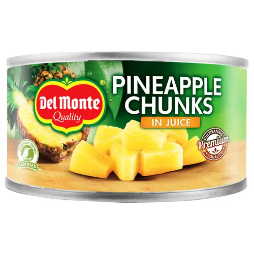 Кусочек ананаса Del Monte 227 / 137 г в собственном соку