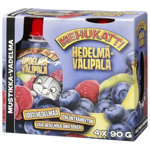 Фруктовый перекус 4 x 90 г Черника-малина