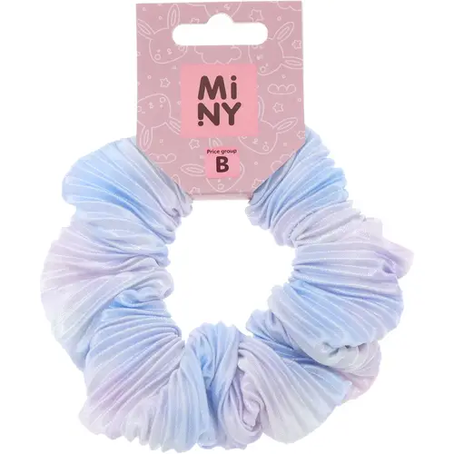 Волосы-пончик Miny светло-голубые