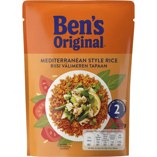 Готовый рис Ben's Original 220 г в средиземноморском стиле