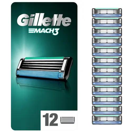 Сменные лезвия Gillette Mach3 12 шт.