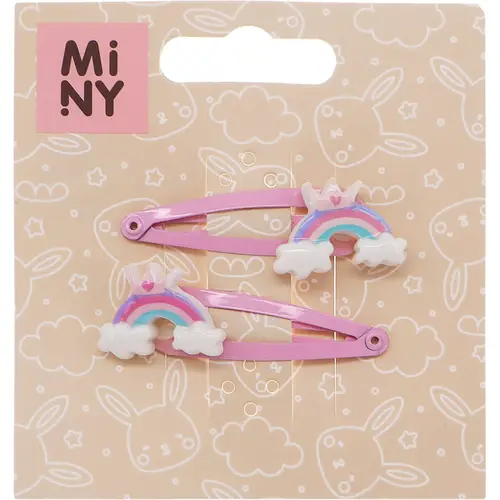 Hiuspinni Miny 2 pcs rainbow