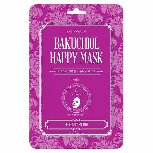 KOCOSTAR Bakuchiol Happy Mask - тканевая маска Bakuchiol 1 шт.
