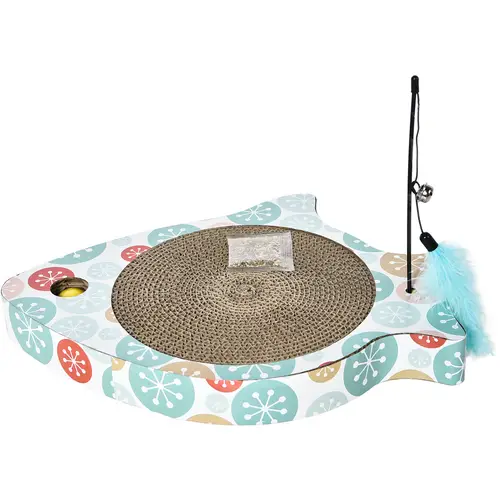 Картонная игрушка-когтеточка для кошки Real Cat Fishy