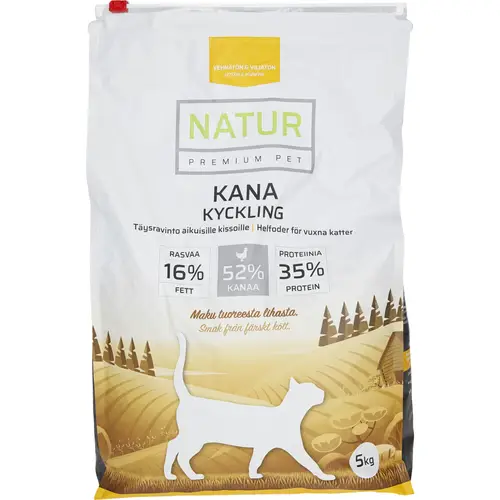 Корм для кошек NATUR PREMIUM PET 5 кг курица беззерновой