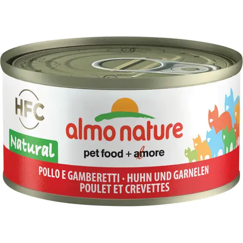 Корм для кошек HFC Натуральный курица и креветки 70 г