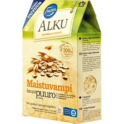 Вкуснейшая овсянка Fazer Alku 500 г