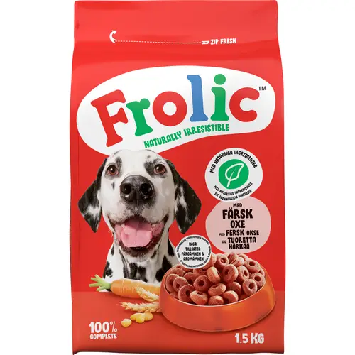 Корм для собак Frolic 1,5 кг бычок