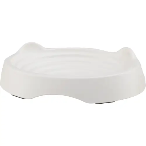 Чашка из меламина Real Cat Miuku овальная белая