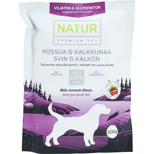 Корм для собак Natur Premium Pet 500 г свинина и индейка