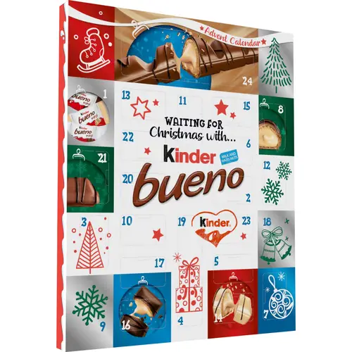 Рождественский календарь Kinder Bueno 167 г