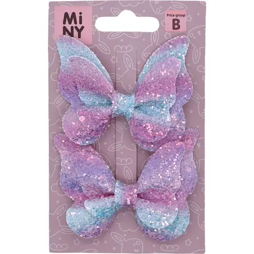 Заколка для волос Miny 2 шт. бабочка