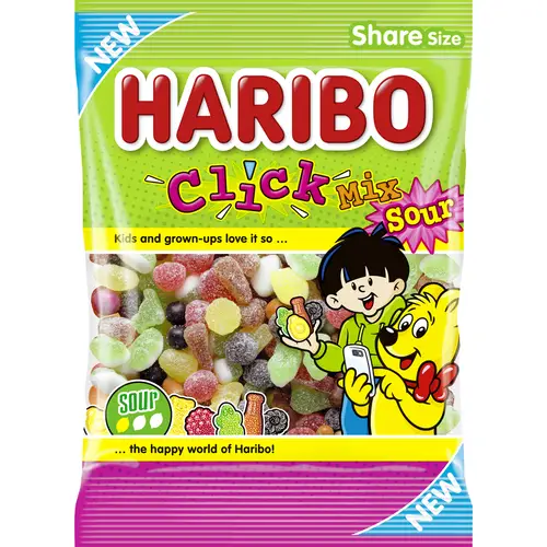 Click Mix Haribo 250 г кислый