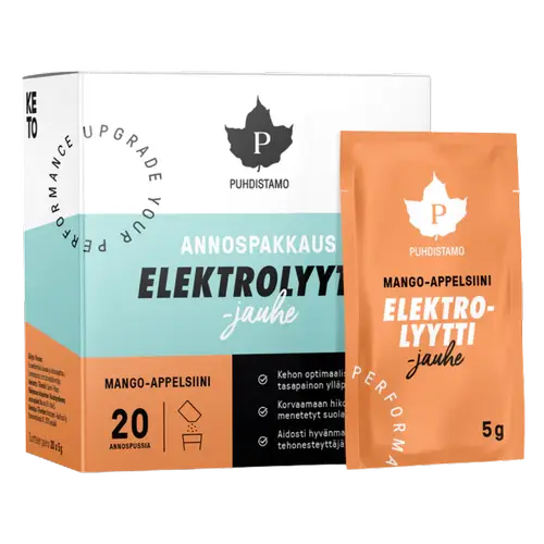 Электролитный порошок Пудхистамо Манго-Апельсин - Дозирующие пакетики 20 шт.