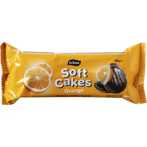 Бисквитное печенье Priima 135 г Soft Cakes Orange