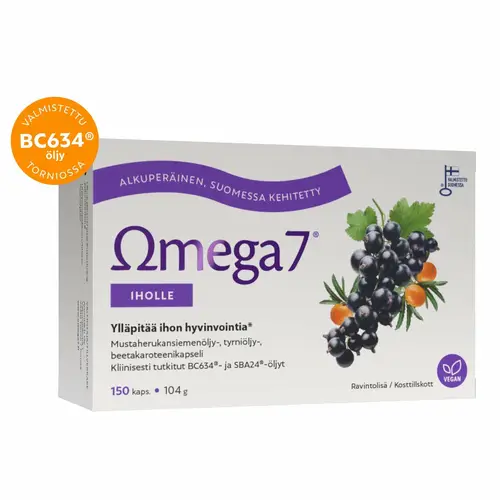 Omega7 BC634® + SBA24® Для кожи 150 капсул. - Производитель: Aromtech