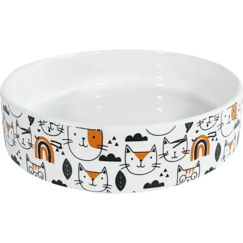 Керамическая миска «Настоящий кот» 250 мл, мультфильм