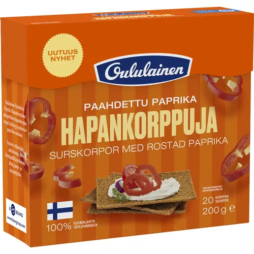 Hapankorppu Oulu 200 г жареной паприки