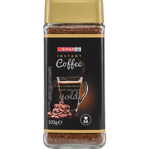 Растворимый кофе SPAR 100 г Gold