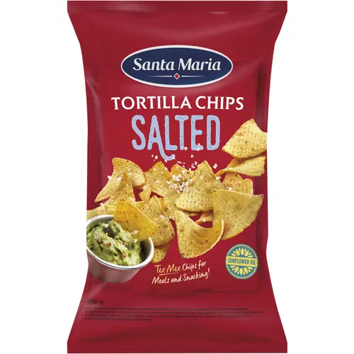 Кукурузные чипсы Santa Maria 185 г Tortilla Chips Salted