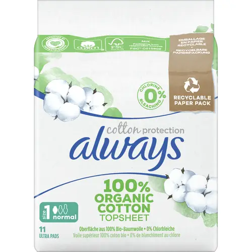Гигиенические прокладки Always 11 шт. Cotton Protection Ultra Normal