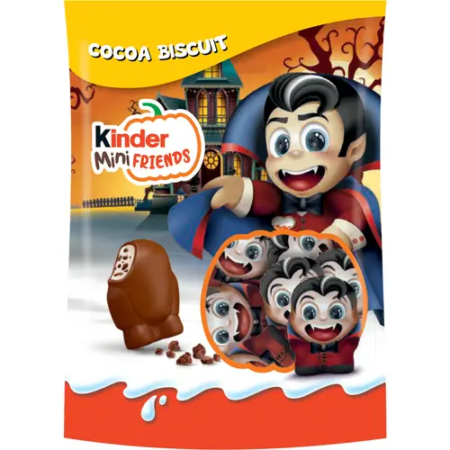 Шоколадные фигурки Kinder 122 г Мини Друзья Печенье Хэллоуин
