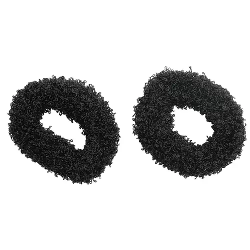 Пряжа пончик 2 шт. чёрная