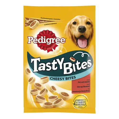 Лакомство для собак 140 г Вкусные кусочки Cheesy Bites