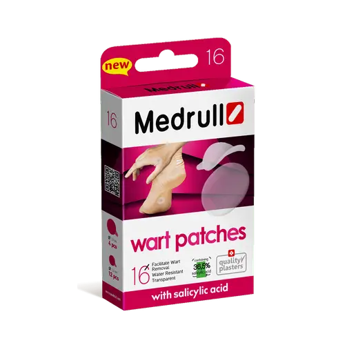 Пластыри от бородавок Medrull Wart Patches - 16 шт.