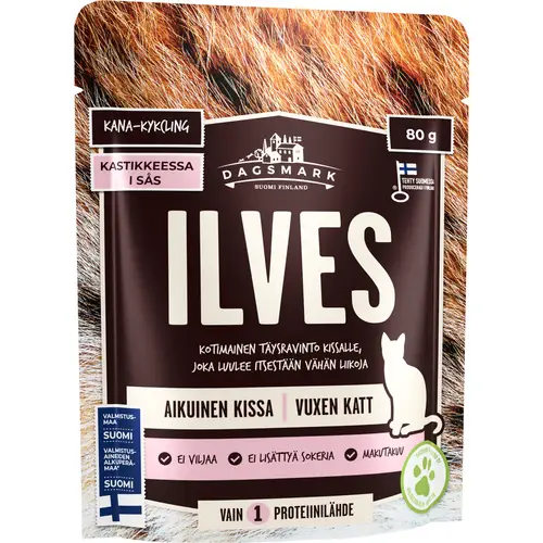 Корм для кошек Dagsmark 80 г Ilves Chicken in sauce