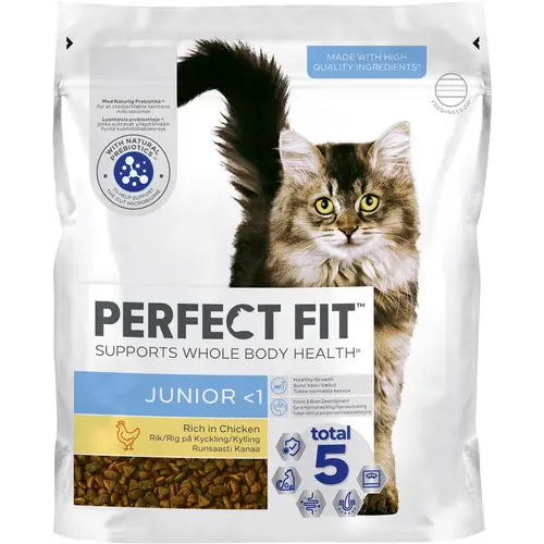 Корм для кошек Perfect Fit Junior 750 г с курицей