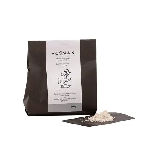 Acomax Глубоко очищающая белая глина 100 г