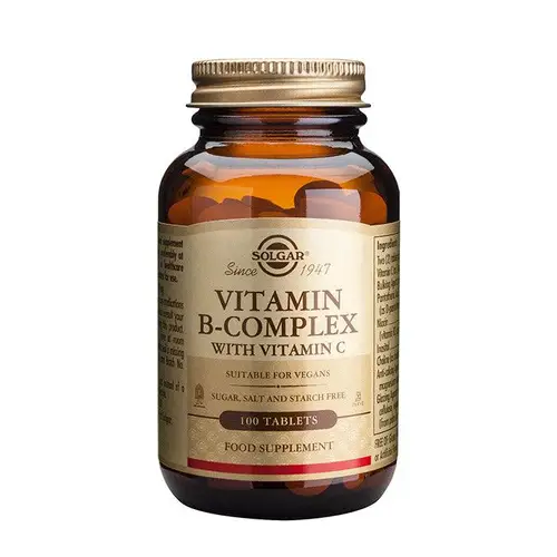Solgar Vitamin B-Complex + витамин C 100 табл.