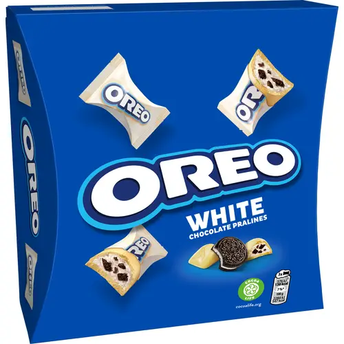 Плитка шоколада Oreo 209 г в белой подарочной упаковке