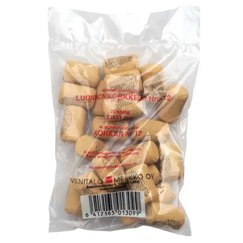 Натуральная пробка Presto 25 шт. № 12