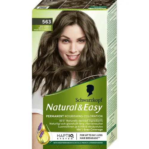 Краска для волос Schwarzkopf Natural & Easy 563 Холодный светло-коричневый