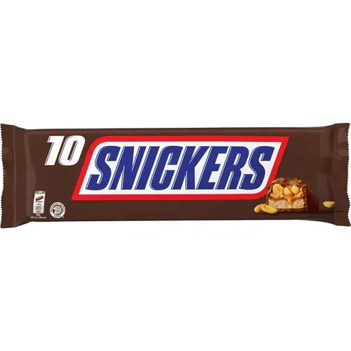Шоколадный батончик Snickers 10 x 50 г