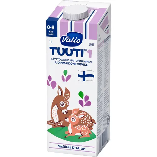 Детская смесь на молочной основе Valio 1 л Tuuti 1 UHT