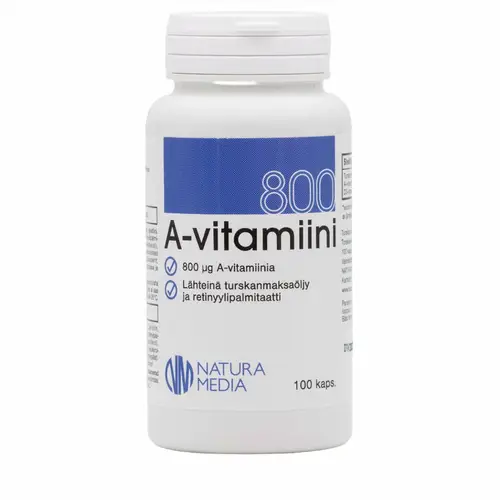 Natura Media Витамин А 800 мкг 100 капс.