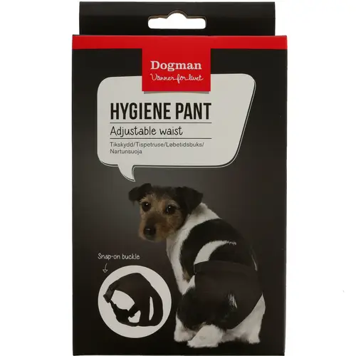 Защитный щенок Dogman с регулируемой талией, черный