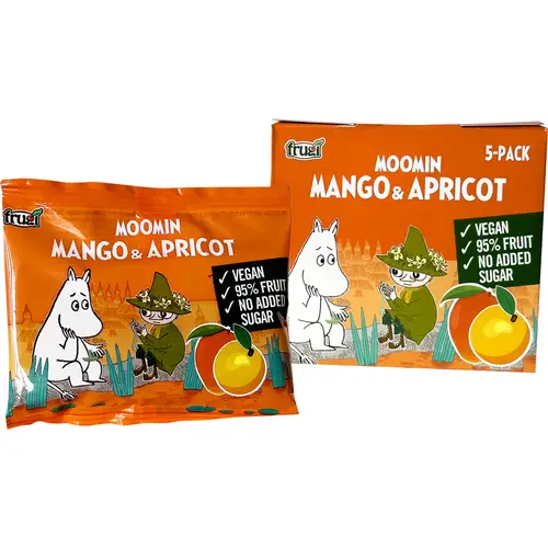 Фруктовый перекус Moomin 5 x 20 г манго и абрикос