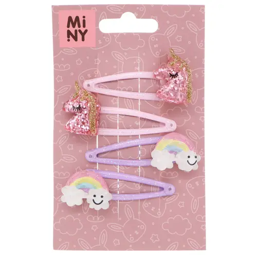 Детские заколки для волос Miny 4 шт./коробка