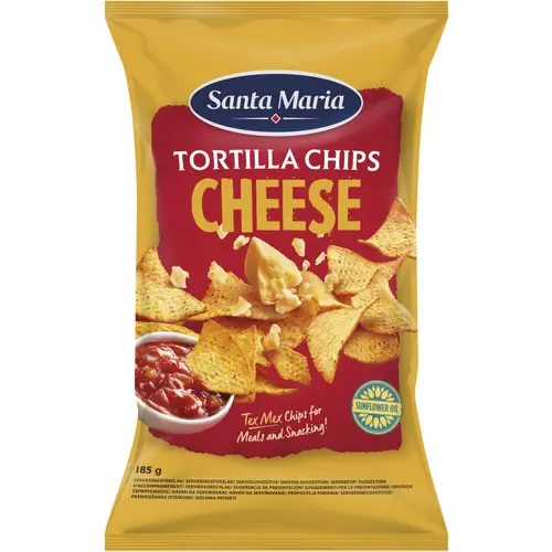 Чипсы Tortilla Chips Santa Maria 185 г Сыр