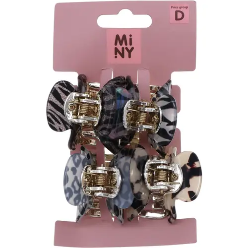 Заколка для волос Miny 4 шт. леопард