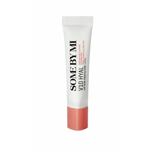 Some By Mi V10 Hyal Lip Sun Protector SPF15 - тонированный крем для губ, розовый, 7 мл