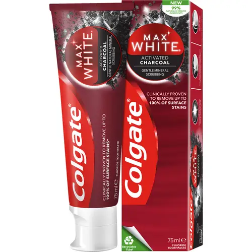 Зубная паста Colgate 75 мл Max White Charcoal