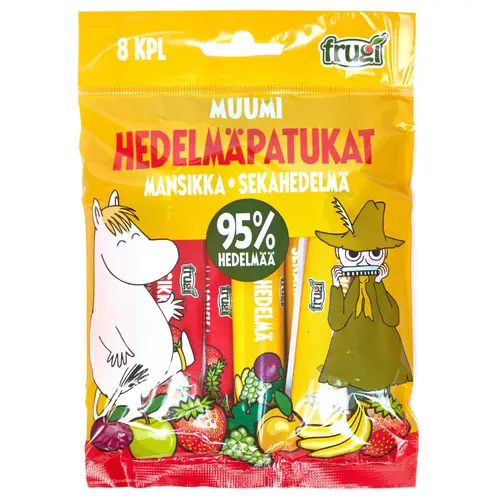 Фруктовый батончик 8 шт. 120 г Муми-клубника и микс фруктов