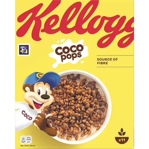 Хлопья с рисом и какао Coco Pops Kellogg's 330 г