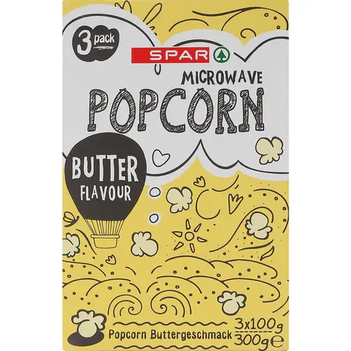 Микропопкорн SPAR 3 x 100 г Масло